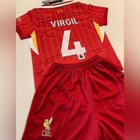 Virgil Boys Soccer Jersey 4 Toddler Size 22 Soccer Jersey Kit 2 Pieces Age 5-6 - Picture 1 of 4